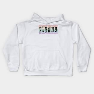 LGBTQ PATTERN AMERICA ALBANY Kids Hoodie